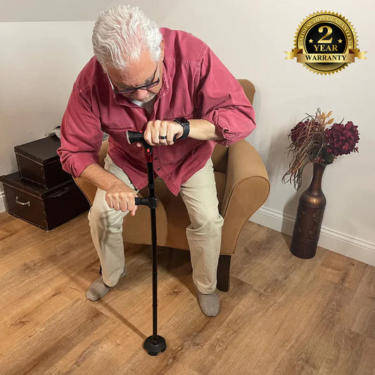 #1 Walking Cane – Premium Stability, Adjustable Height, and Comfort Grip for Seniors & Recovery