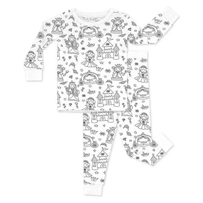 Color-In Pajamas for Kids – Creative DIY Sleepwear