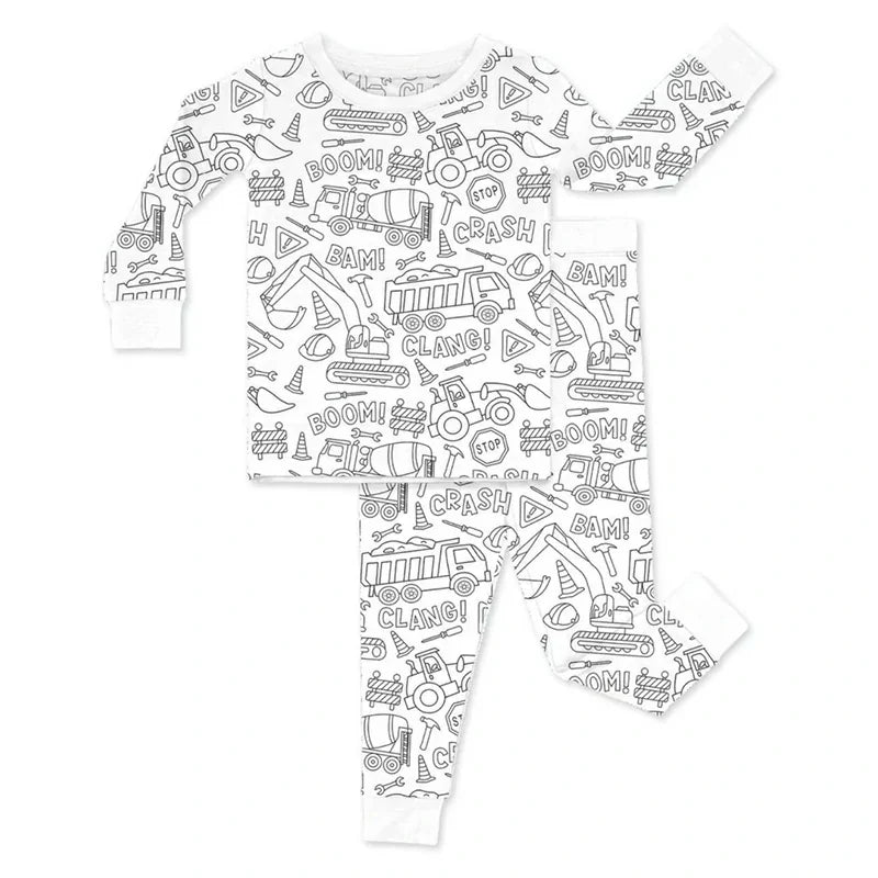 Color-In Pajamas for Kids – Creative DIY Sleepwear