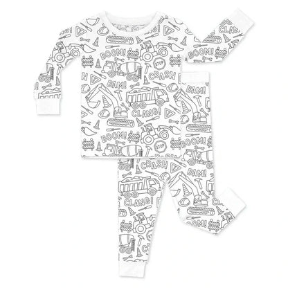 Color-In Pajamas for Kids – Creative DIY Sleepwear