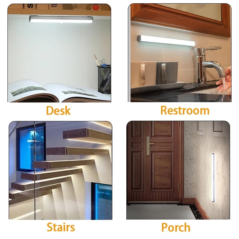 🔥LAST DAY SALE UP TO 61% OFF💡Punch-free Smart Sensor Magnetic Rechargeable LED Lights