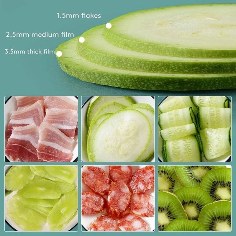 Kitchen Time-Saver: Safe Adjustable Food Cutter