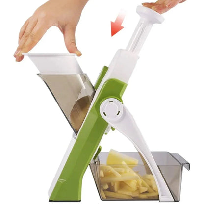Kitchen Time-Saver: Safe Adjustable Food Cutter