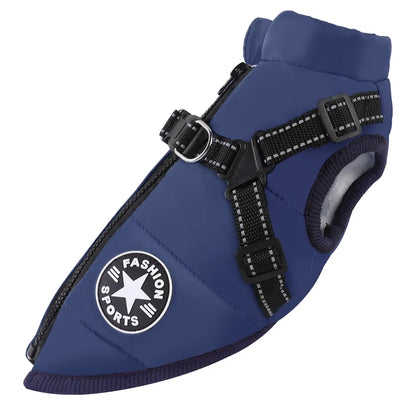 🐾 PawSnooze - Waterproof Dog Jacket with Built-in Harness ❄️