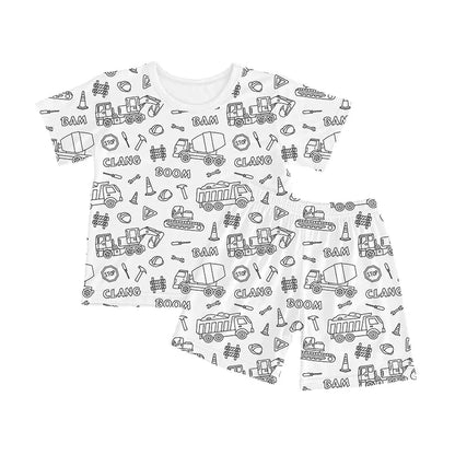 Color-In Pajamas for Kids – Creative DIY Sleepwear