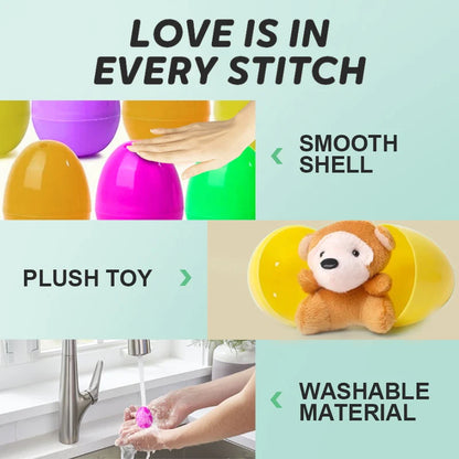 🎁Easter Hot Sale UP TO 70% OFF🎁Prefilled Surprise Easter Eggs with Plush Animal Toys