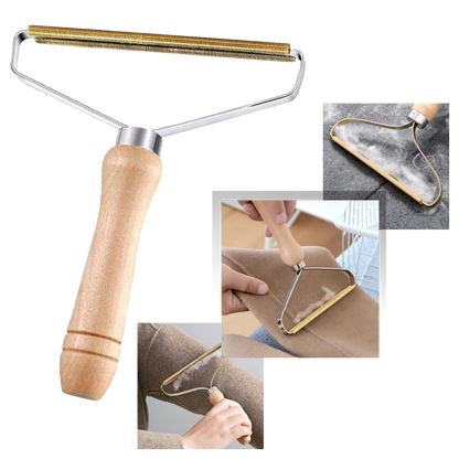 Wooden pet hair Remover