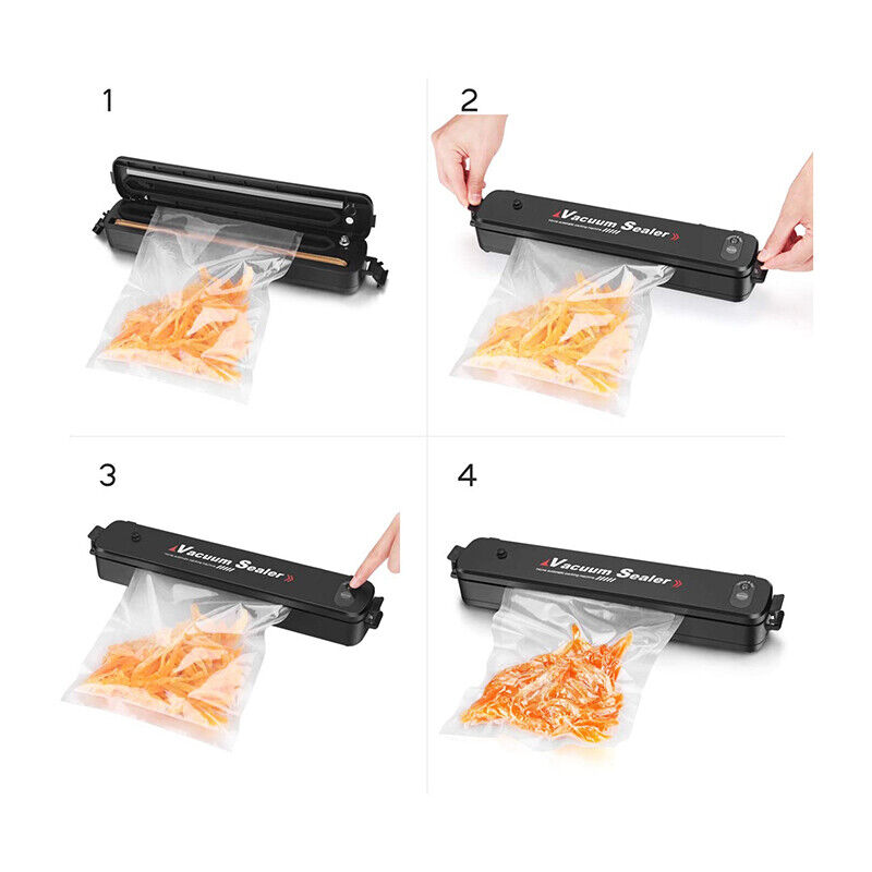 Automatic Vacuum Sealer Machine, Food Preservation With Seal Bags