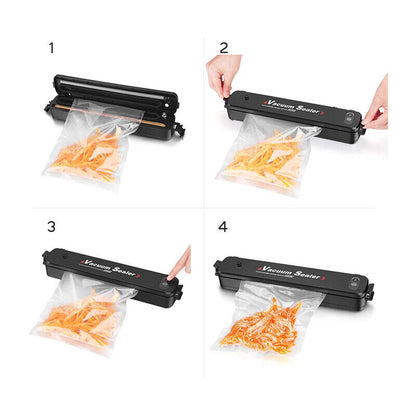 Automatic Vacuum Sealer Machine, Food Preservation With Seal Bags