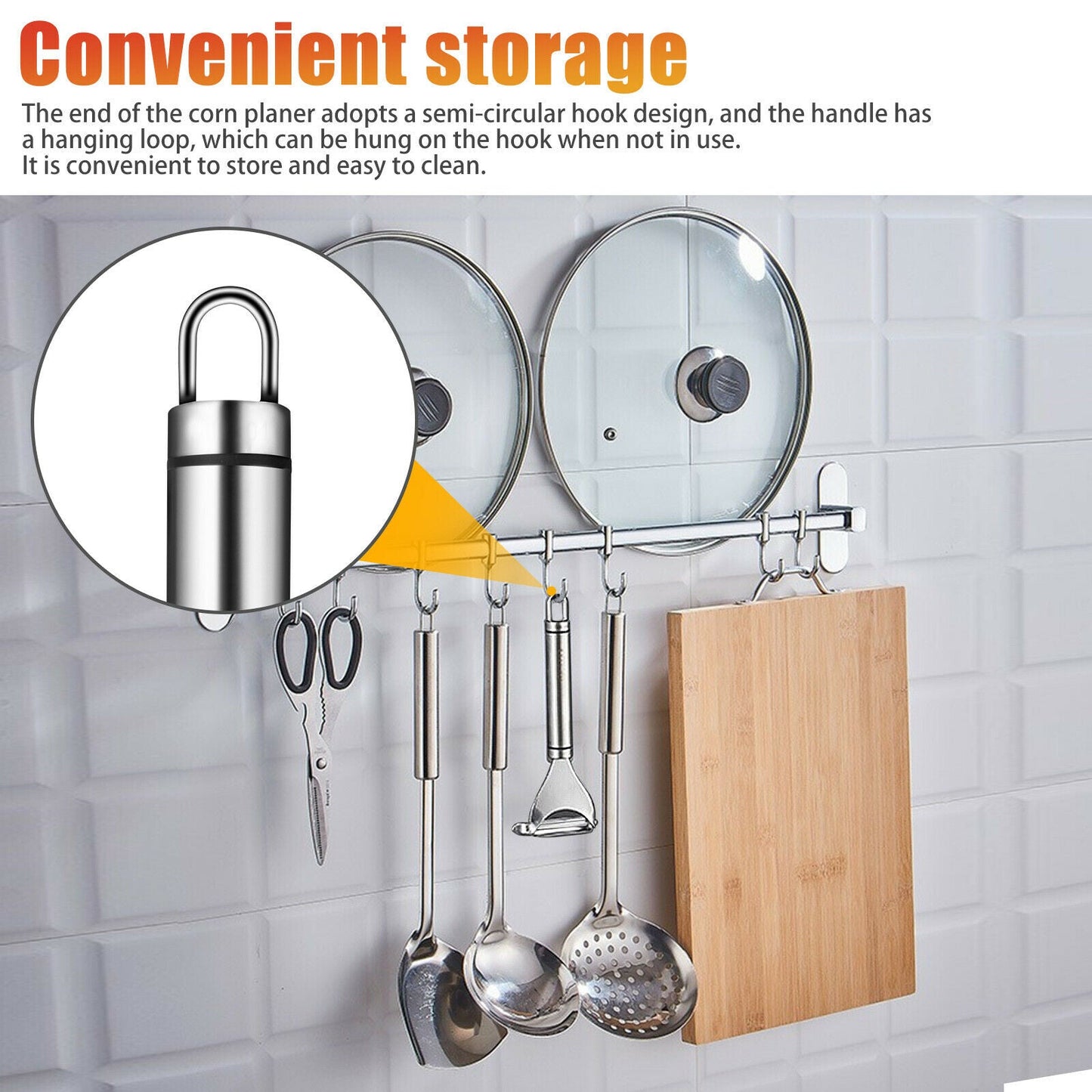 One-Step Corn Peeler, Thresher, Cob Kernel Cutter And Remover