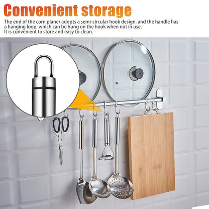 One-Step Corn Peeler, Thresher, Cob Kernel Cutter And Remover