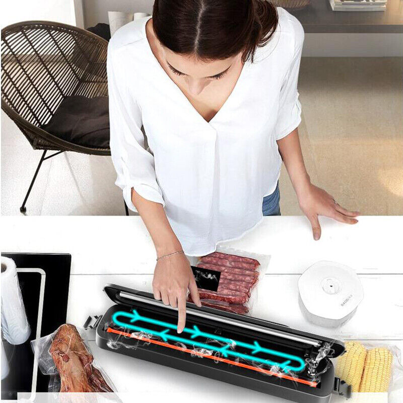Automatic Vacuum Sealer Machine, Food Preservation With Seal Bags