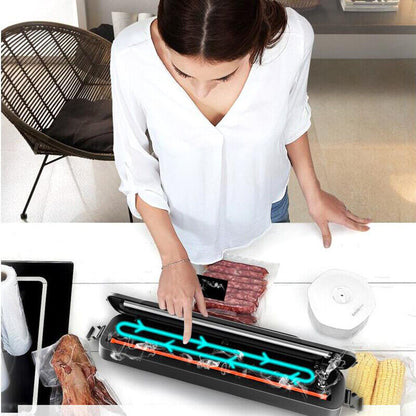 Automatic Vacuum Sealer Machine, Food Preservation With Seal Bags