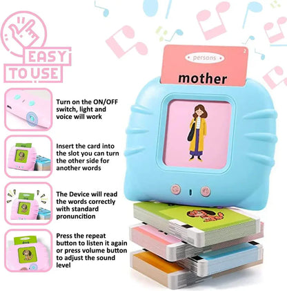 SmartTalk Kids Flashcard Reader – Interactive Learning Machine