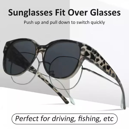 😎 Fit Over Sunglasses with UV400 Polarized Protection